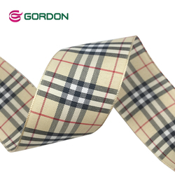 Gordon Ribbons Gift Packing Decoration Tartan Ribbon Wholesale Multi Colors Plaid Ribbon