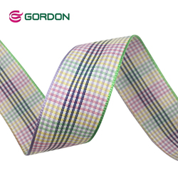 Gordon Ribbons Gift Packing Decoration Tartan Ribbon Wholesale Multi Colors Plaid Ribbon