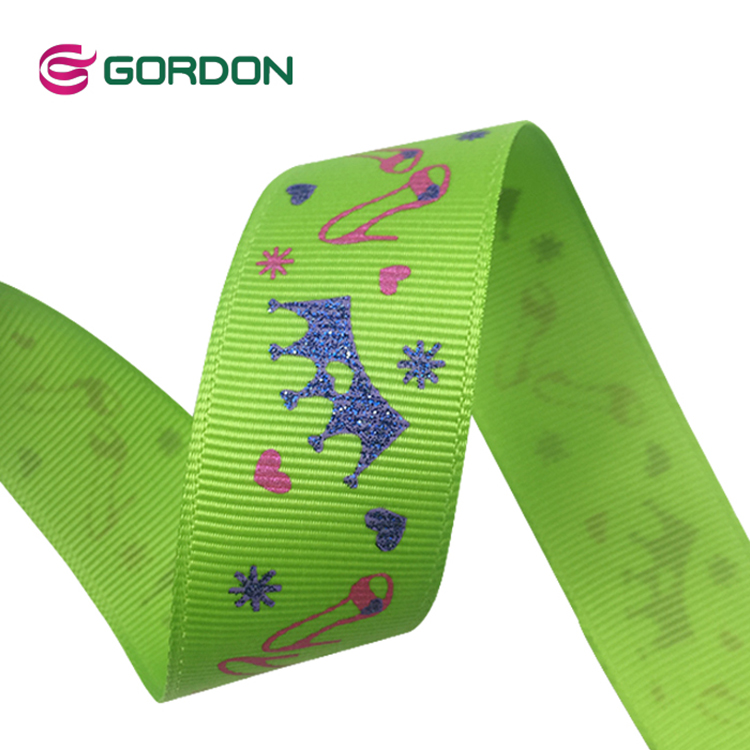 Gordon Ribbons High Quality Hot Sale Fashion Printed Grosgrain Ribbon For Gift