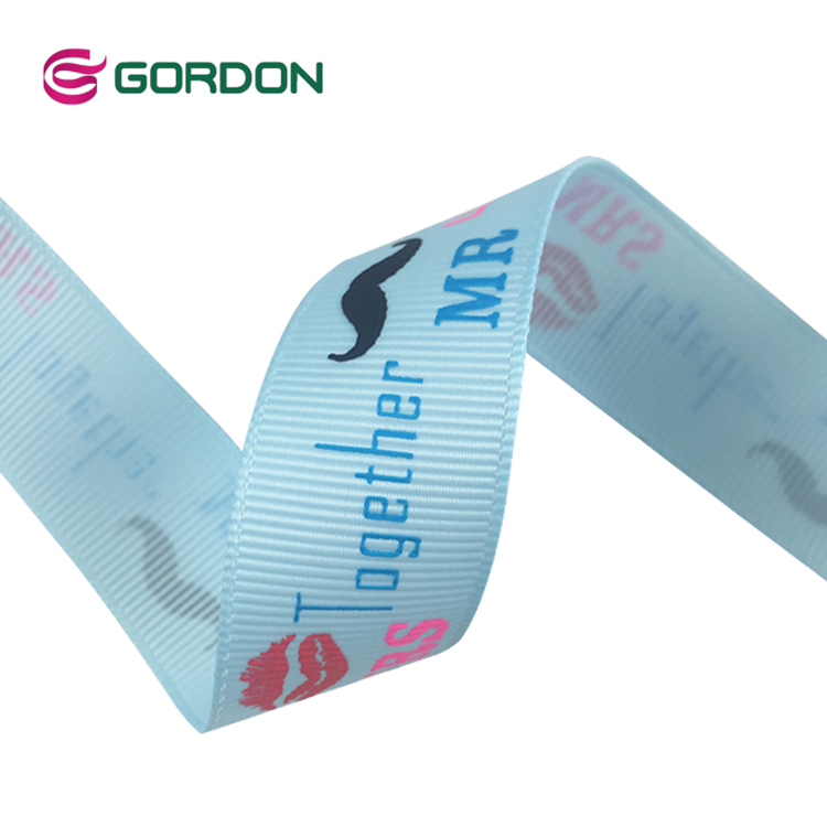 Gordon Ribbons High Quality Hot Sale Fashion Printed Grosgrain Ribbon For Gift