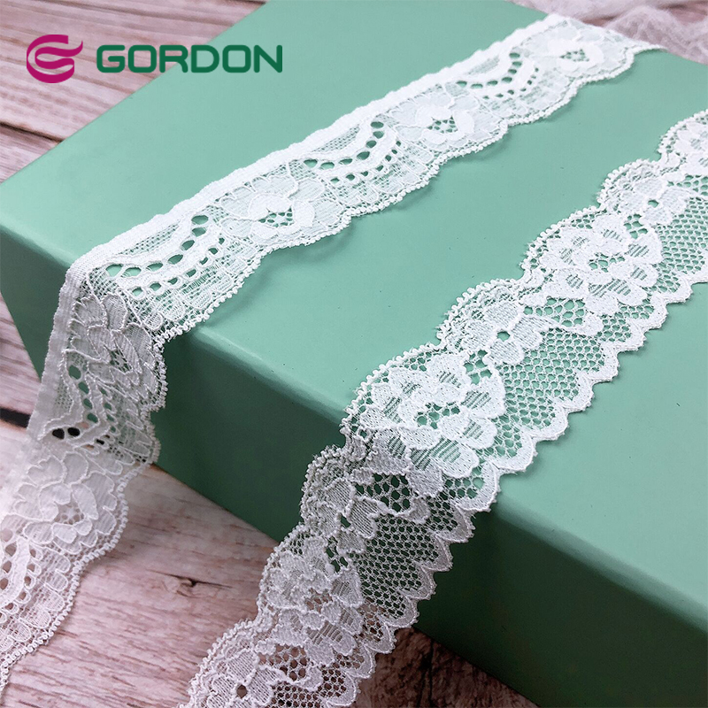 Gordon Ribbons In Stock 3cm Wide Flower Ribbon Lace Trim White Lace Ribbon