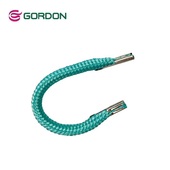 Gordon Ribbons Polyester Rope Ribbon for Gift Bag With Iron Barb Packaging Cord Handles