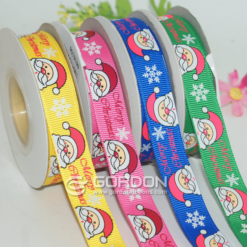 Gordon Ribbons Printed Polyester Gift Ribbon With Logo for Decoration
