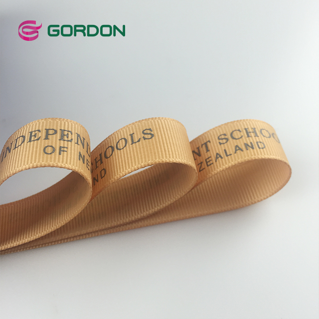 Gordon Ribbons Printed Polyester Gift Ribbon With Logo for Decoration