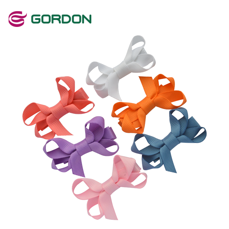 Gordon Ribbons Ruban Cadeau  Grosa 3.8Mm Cheerbow Wholesale Children Grosgrain Ribbon Bow Hair Alligator  Clip