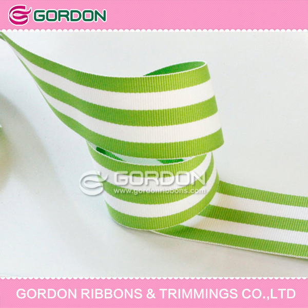 Gordon Ribbons Ruban Gros Grain  Burlap White And Natural Stripes 100%  Polyester   black white red Stripe Grosgrain Ribbon