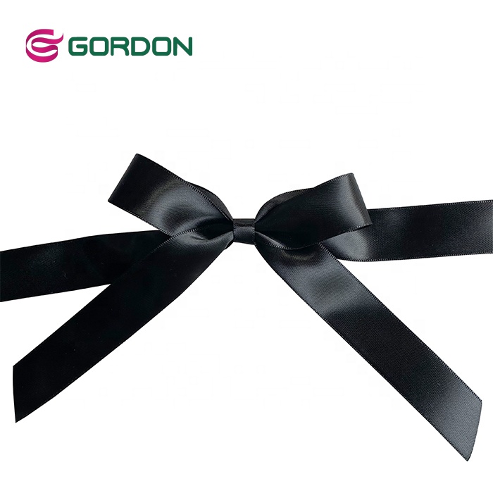 Gordon Ribbons Satin Bow Ribbon Decorative Pre-tied Gift Bow