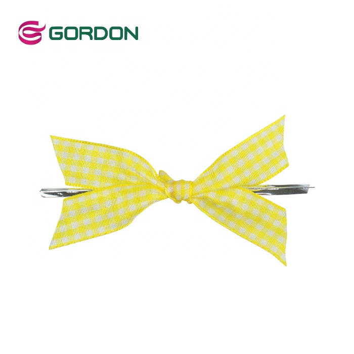 Gordon Ribbons Satin Lined Gift Wrapping Bow Metal Ornament Satin Bow