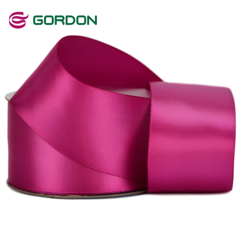 Gordon Ribbons Single face Custom 100% Polyester Satin Ribbon Roll