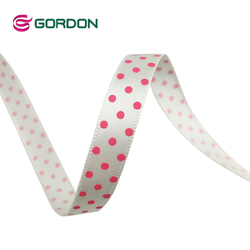 Gordon Ribbons Wholesale  Retail Packing Customized Logo 100%  Polyester Grosgrain Ribbon For Family Party DIY bow Making