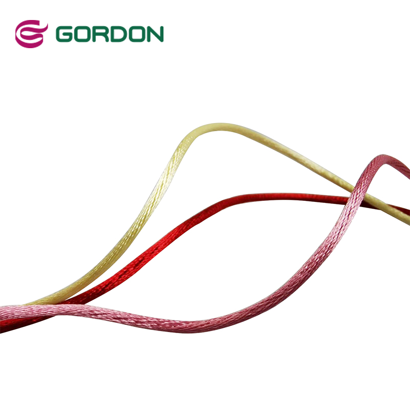 Gordon Ribbons Wholesale 2mm Polyester Chinese Knotting Cord Braided Chinese Macrame String Cord