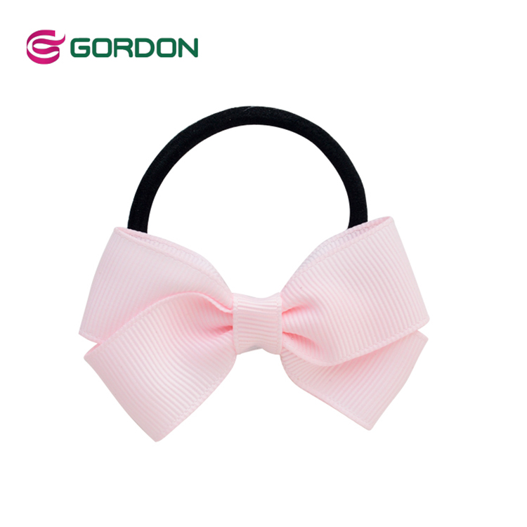 Gordon Ribbons Wholesale Hair Bows DIY Bows With Elastic For Baby Girls hair Accessories Easier Hold Hair Customized logo accept