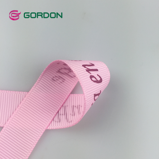 Gordon Ribbons grosgrain custom printed ribbon 7/8 inch