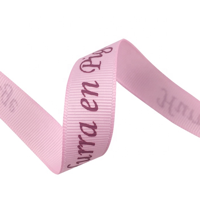 Gordon Ribbons grosgrain custom printed ribbon 7/8 inch