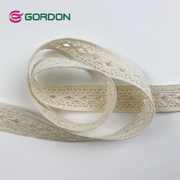 Gordon Ribbons wholesale Luxury Cotton Lace Handmade Guipure Cotton Lace Trimming For Garments And Decoration