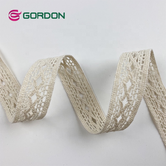 Gordon Ribbons wholesale Luxury Cotton Lace Handmade Guipure Cotton Lace Trimming For Garments And Decoration