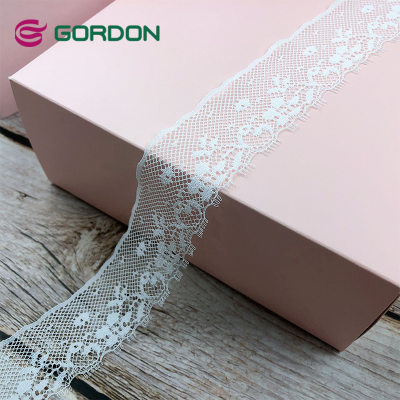 High Quality White Elastic Lace Ribbon Trims Underwear Lace Trim Embroidered For Sewing Decoration african lace fabric
