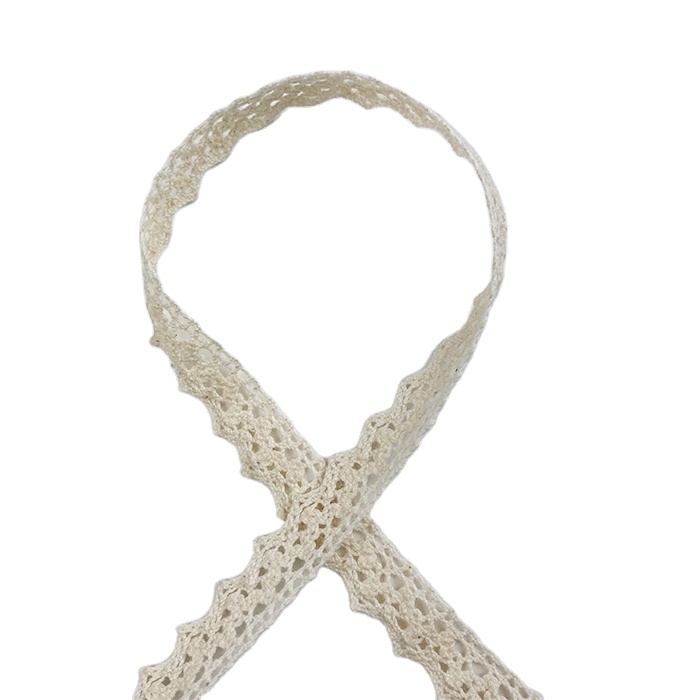 New Arrival Natural White Color Ivory Lace Fabric Luxury Lace Trim Ribbon For Garment Decorations