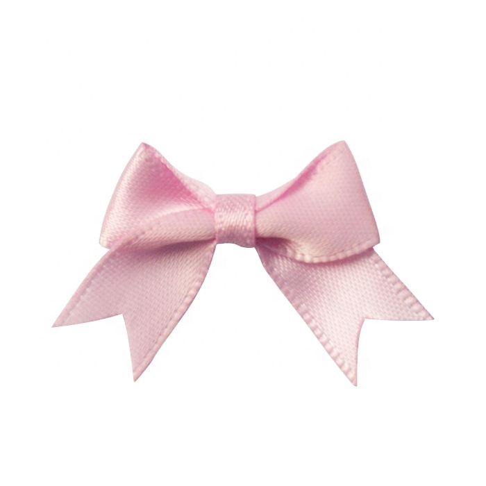 Polyester Satin Ribbon Premade Bows for Lingerie