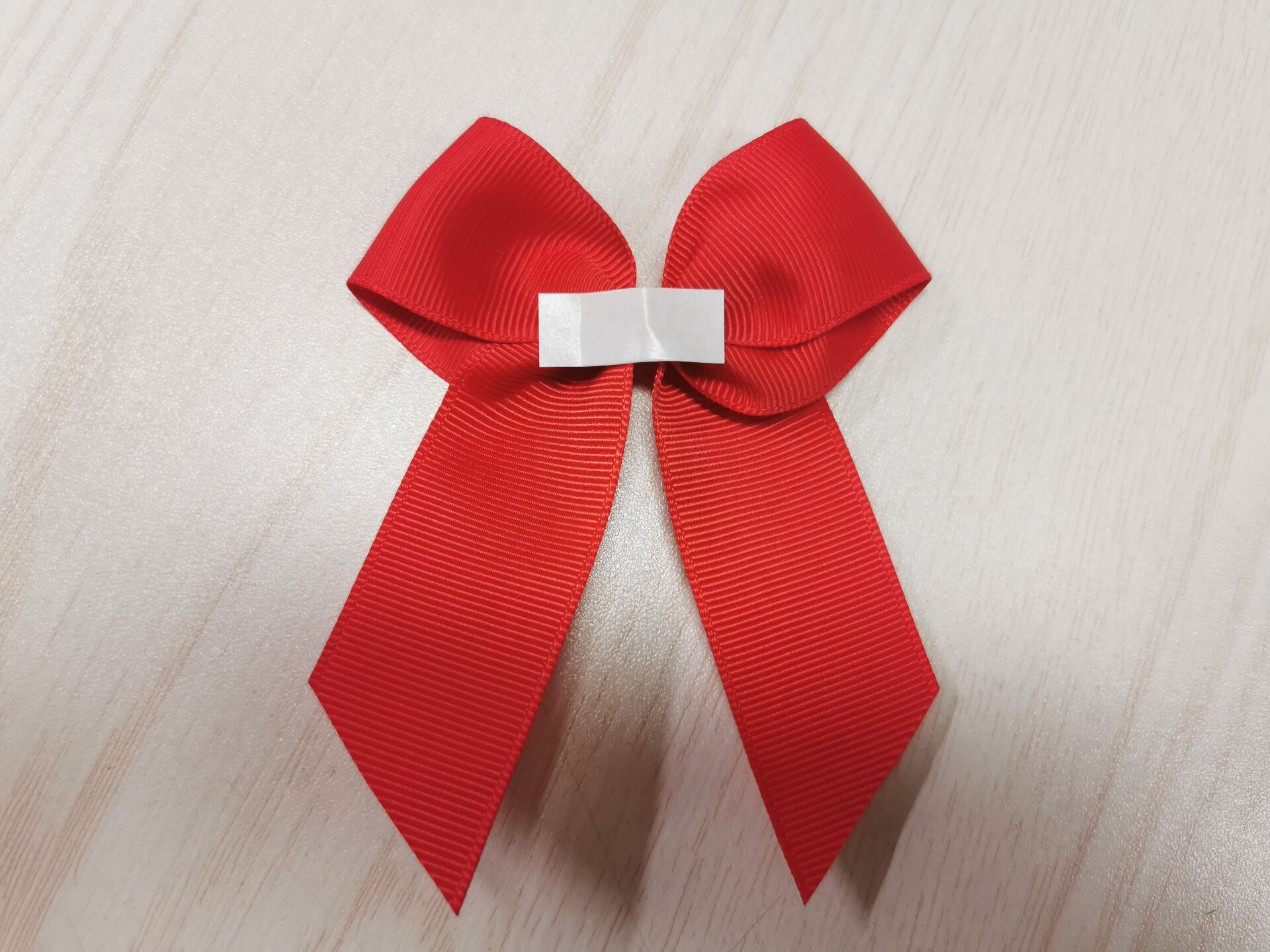 Special Self-adhesive Bow Custom Grosgrain Pre-tied Ribbon Bows with Special Adhesive on the backside