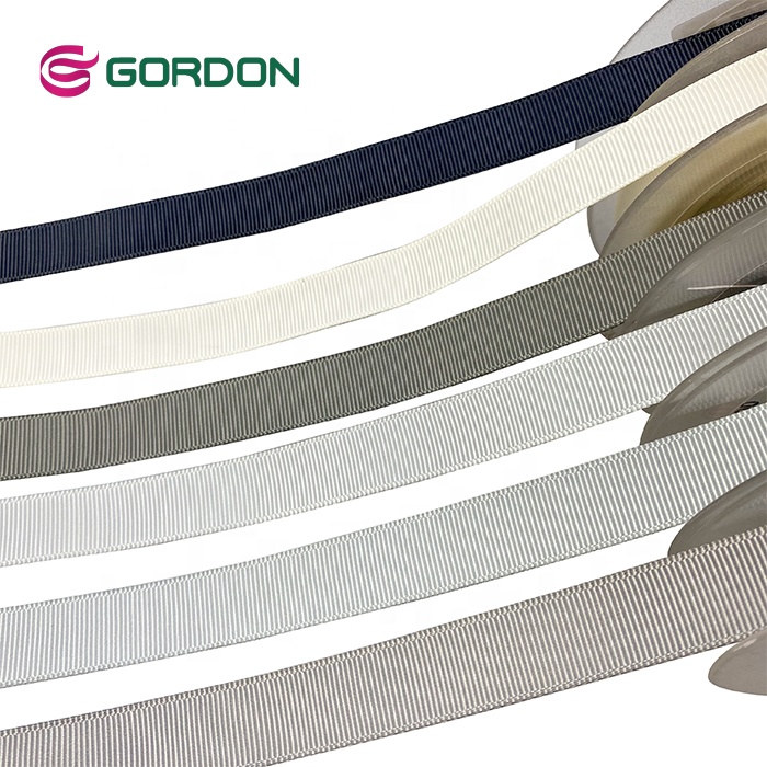 Wholesale 15 Inch Grosgrain Ribbon Custom Color Grosgrain Fabric For Garment