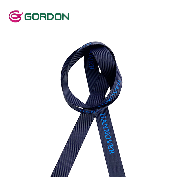 china wholesale custom printed logo grosgrain ribbon