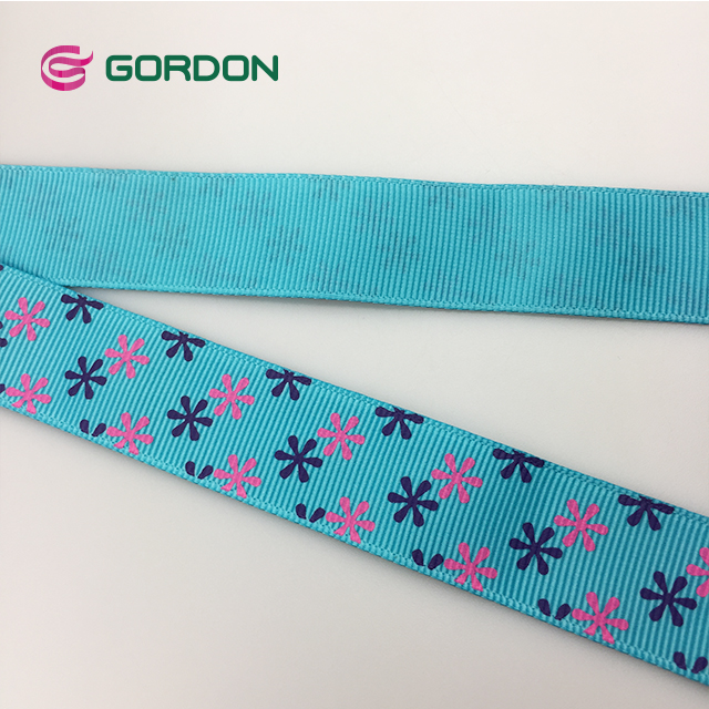 custom design directly factory ribon manufacturer, wholesale printed grosgrain ribbon