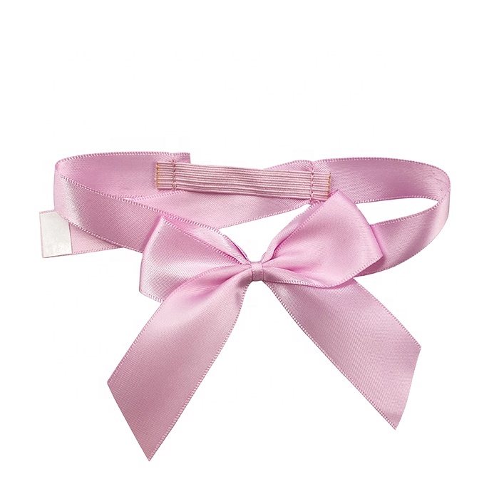 custom size luxury ribbon bow for packaging soap rose