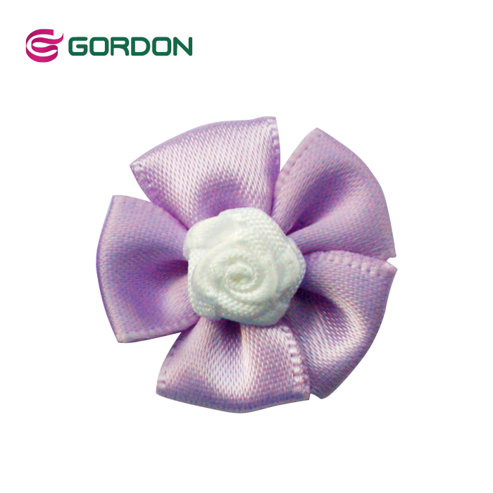 customized ribbon bow flower for shoes decoration