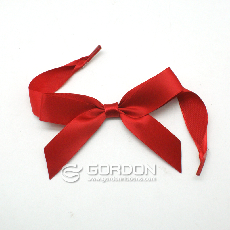 flower satin ribbon bow for christmas decoration