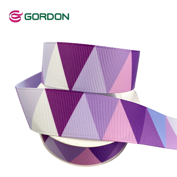 gordon ribbons 25mm 1thermal transfer printed fashion design on grosgrain ribbon