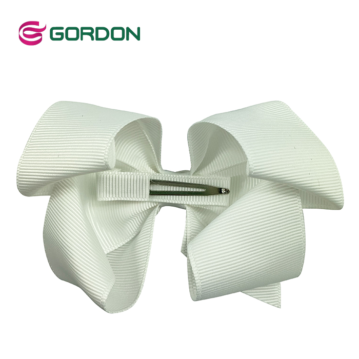 grosgrain ribbon made 8 inch big hair bows for girls