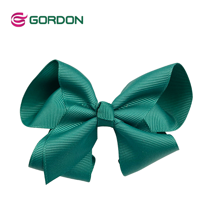 grosgrain ribbon made 8 inch big hair bows for girls