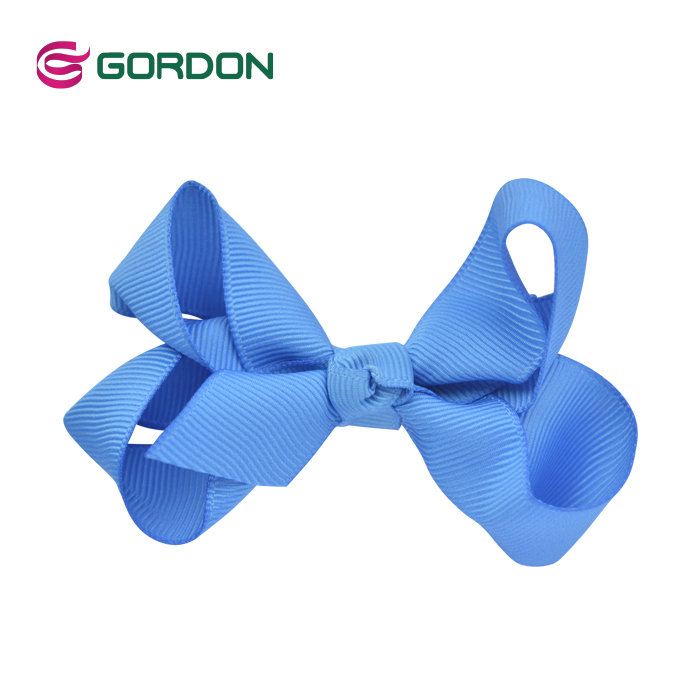 handmade grosgrain ribbon hair bow for sale,hair bows with clips for children