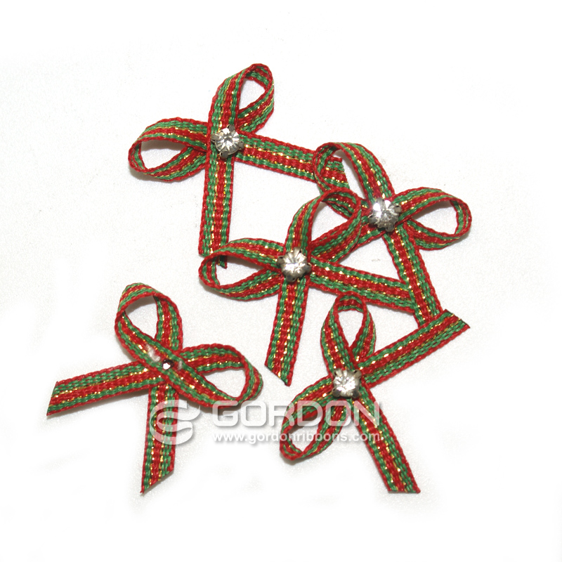 mini red velvet ribbon bow,Gordon Ribbons & Trimmings Professional