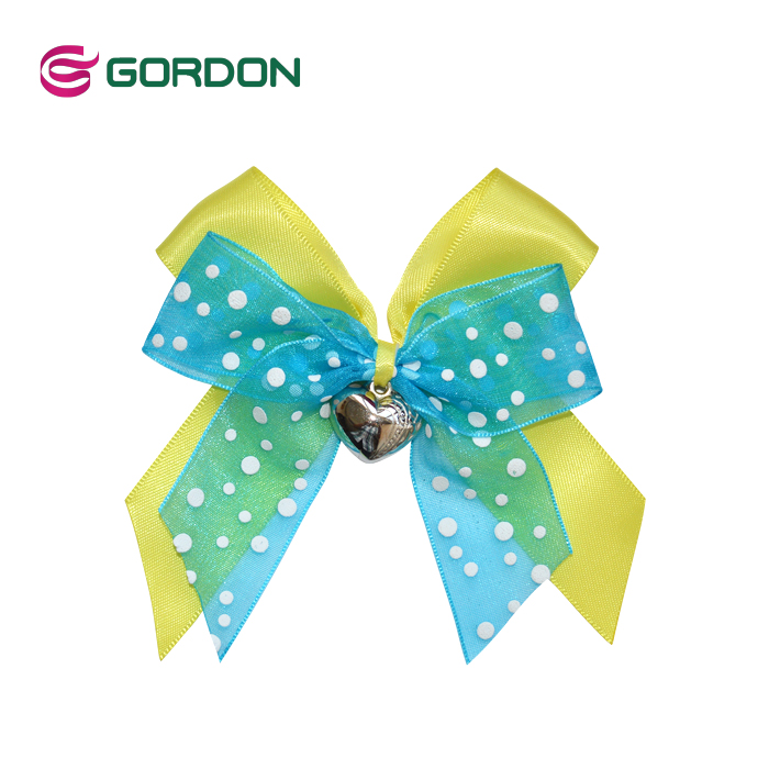 polka dot grosgrain packing ribbon bow for gift
