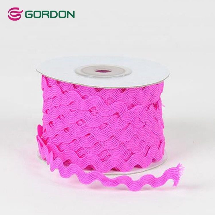 polyester ric rac ribbon for trimmings wholesale from China supplier
