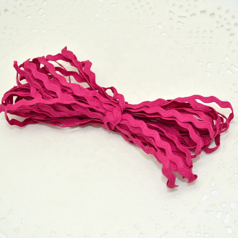 polyester ric rac ribbon for trimmings wholesale from China supplier