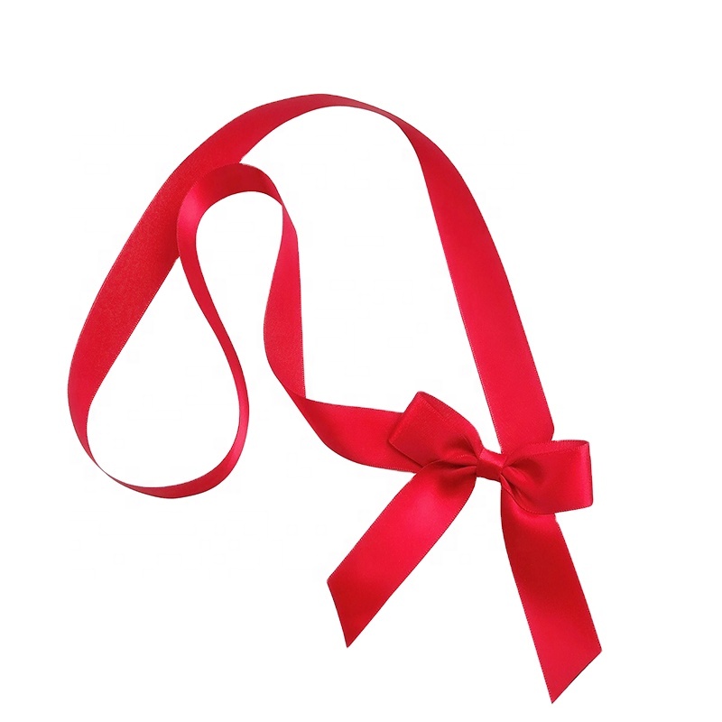 satin ribbon bow for packaging led bracelet
