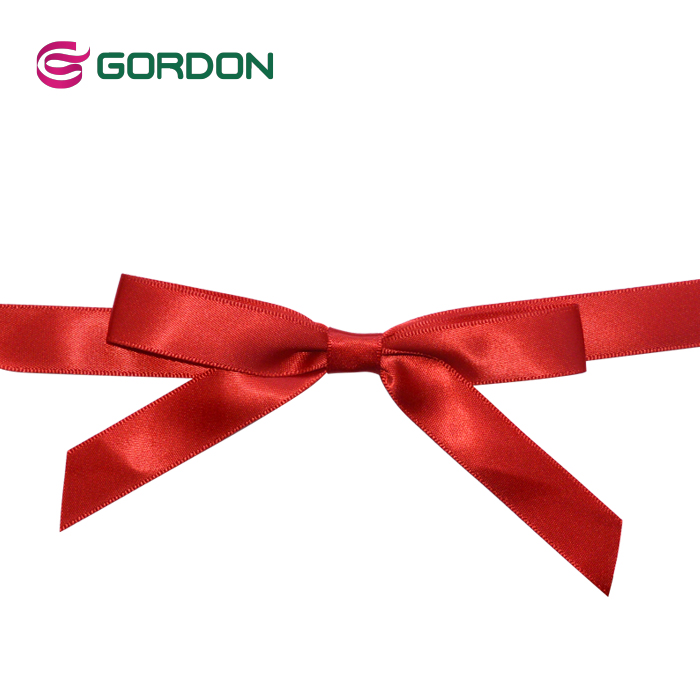 satin ribbon packaging bows for gift box