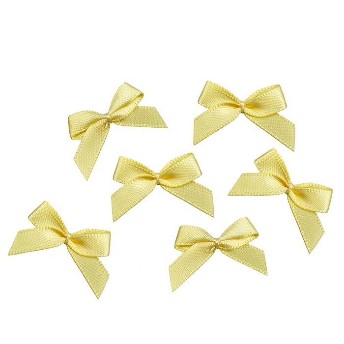 self adhesive pre-made grosgrain satin ribbon bow