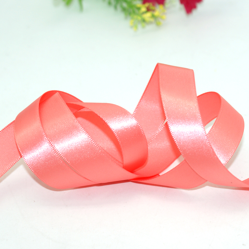 wedding party pink satin ribbon