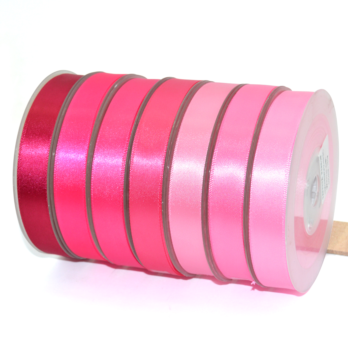 wedding party pink satin ribbon