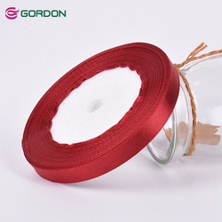 wholesale 10mm 3.5 mm double polyester christmas ribbon satin ribbon sale