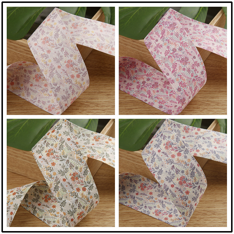Gordon Ribbons 25mm Spring Design Diy Handmade Double Side Print Ribbon Flower Design Stock Ribbon