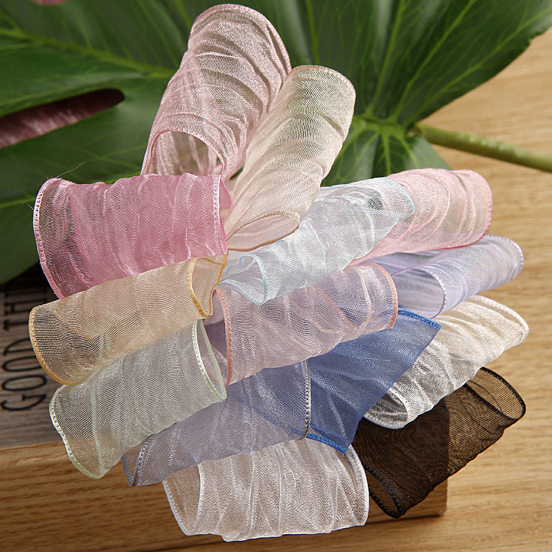 Gordon Ribbons 40mm Wrinkle Organza Ribbon for Hair Bow Hair Accessories Many Colors in Stock