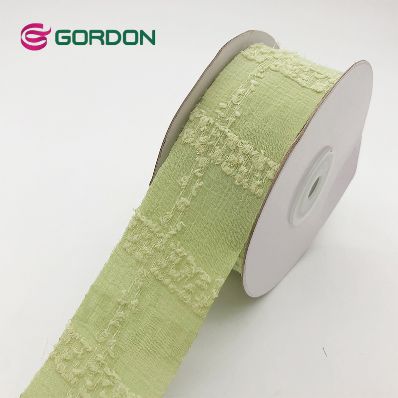 Gordon Ribbons Cut Edge Christmas Fabric Ribbons Roll For Gift Wrapping Hair Craft Accessories Making