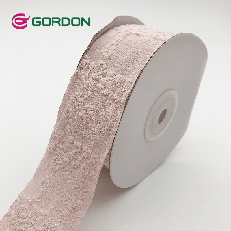 Gordon Ribbons Cut Edge Christmas Fabric Ribbons Roll For Gift Wrapping Hair Craft Accessories Making