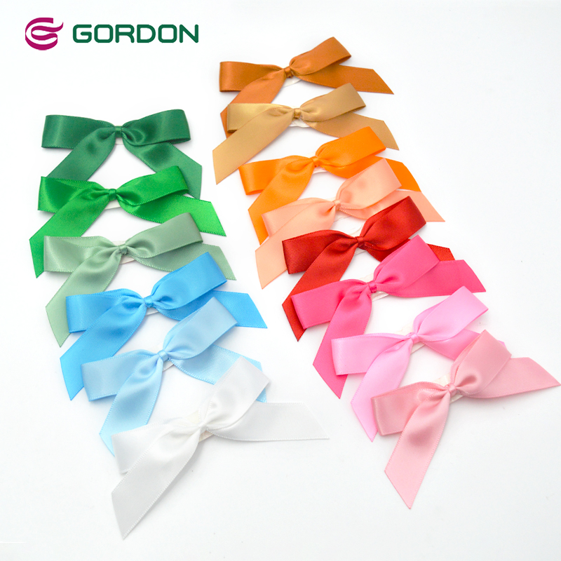 Pre-tied Self Adhesive Satin Ribbon Bows for Gifts Arts and Crafts