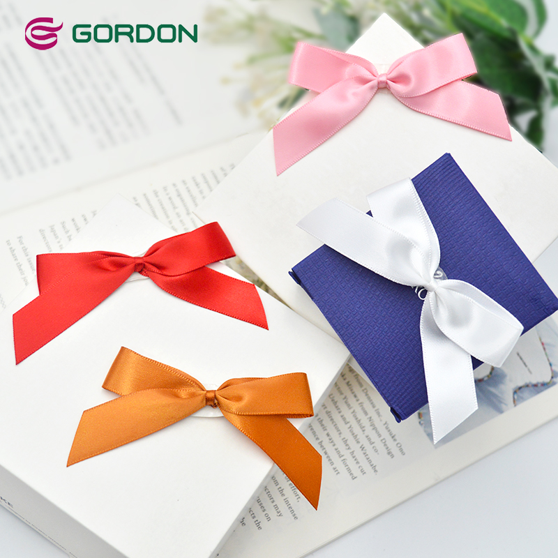 Pre-tied Self Adhesive Satin Ribbon Bows for Gifts Arts and Crafts